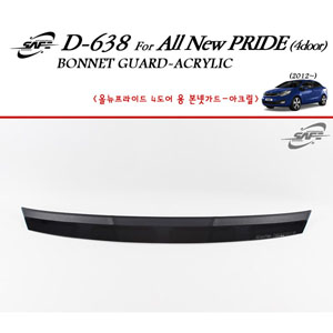 [ All New Rio (Pride 2012) auto parts ] All New Rio (Pride 2012) Acrylic Bonnet Gurard(4Door) Made in Korea